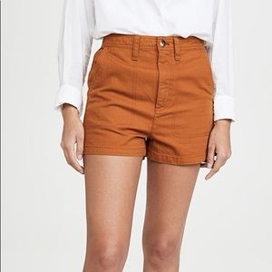 Madewell Camp Shorts, Burnt Sienna